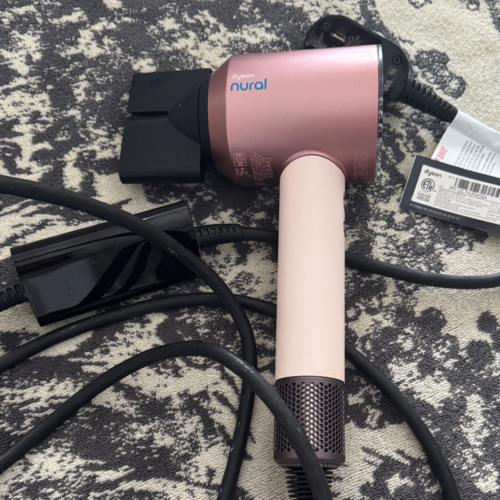 Dyson Hair Dryer in Pink and Black